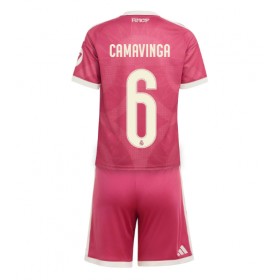 Real Madrid Eduardo Camavinga #6 Tredje skjorte til barn 2026-27 Kortermet (+ korte bukser)